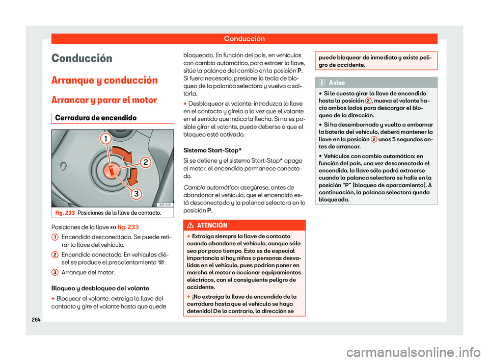 Seat Alhambra 2020 Manual del propietario (in Spanish) Conducci Seat Alhambra 2020 Manual del propietario (in Spanish) Conducci