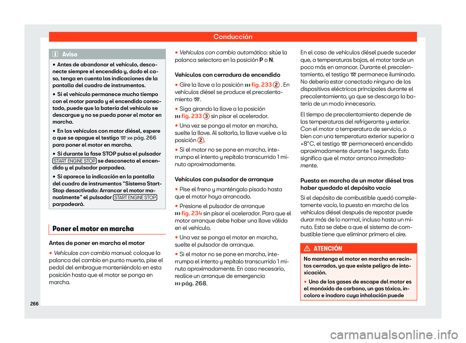 Seat Alhambra 2020 Manual del propietario (in Spanish) Conducci Seat Alhambra 2020 Manual del propietario (in Spanish) Conducci