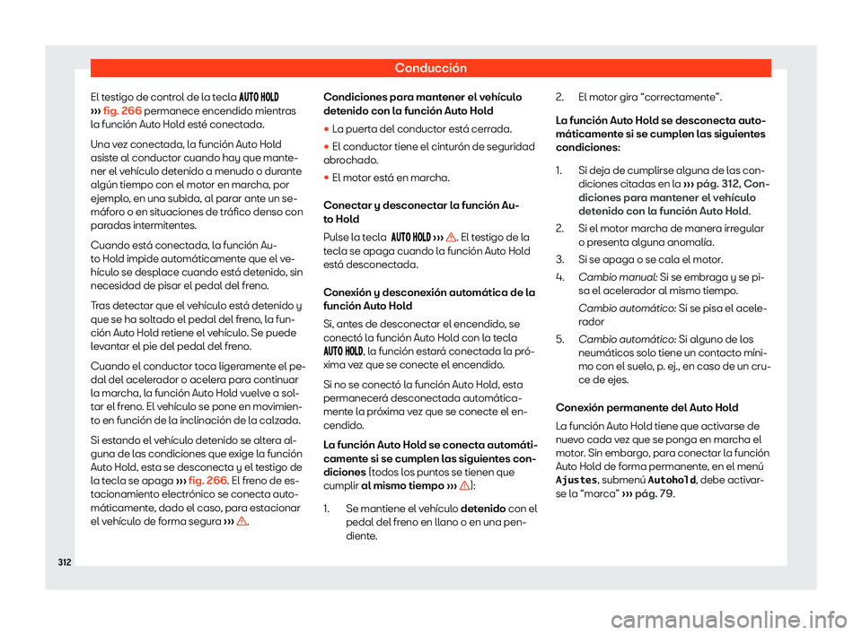 Seat Alhambra 2020  Manual del propietario (in Spanish) Conducci
