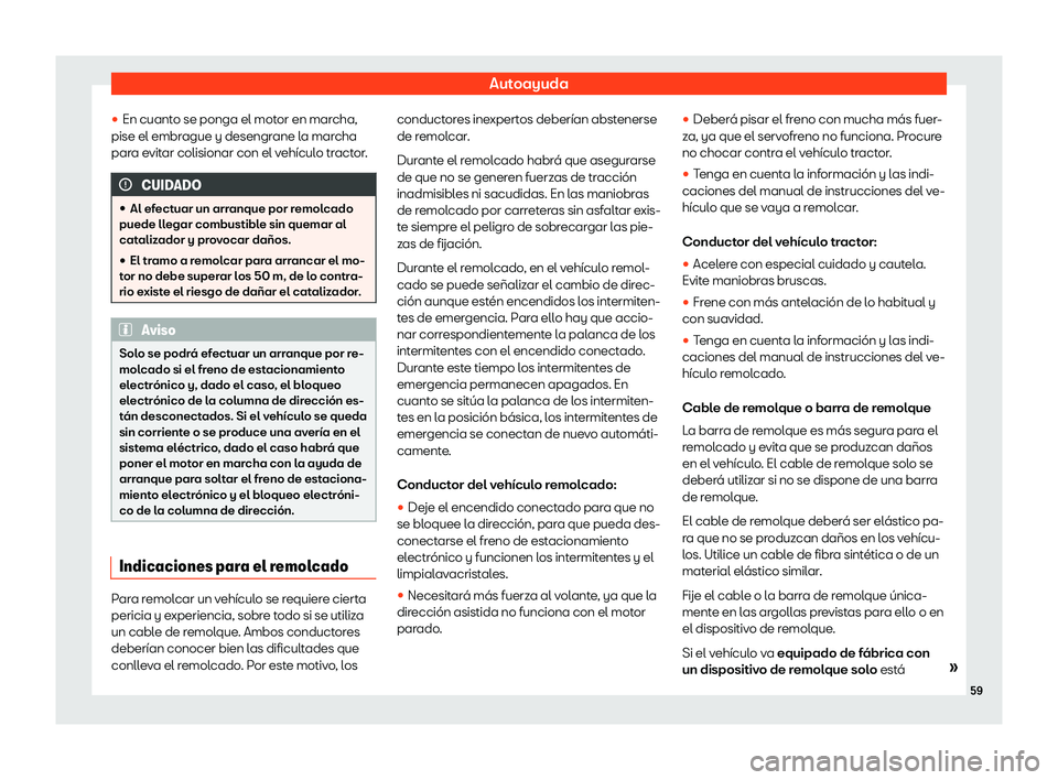 Seat Alhambra 2020  Manual del propietario (in Spanish) Autoayuda
