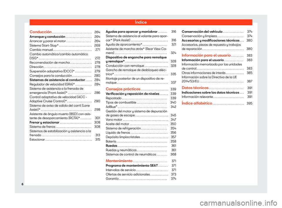 Seat Alhambra 2020  Manual del propietario (in Spanish) 