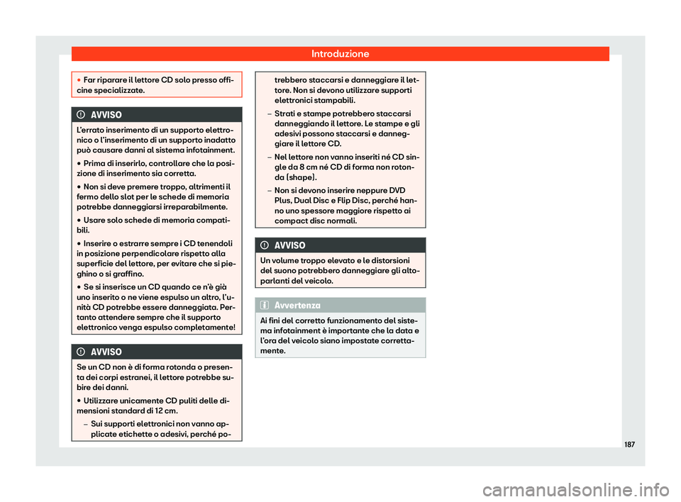 Seat Alhambra 2020  Manuale del proprietario (in Italian) Introduzione
