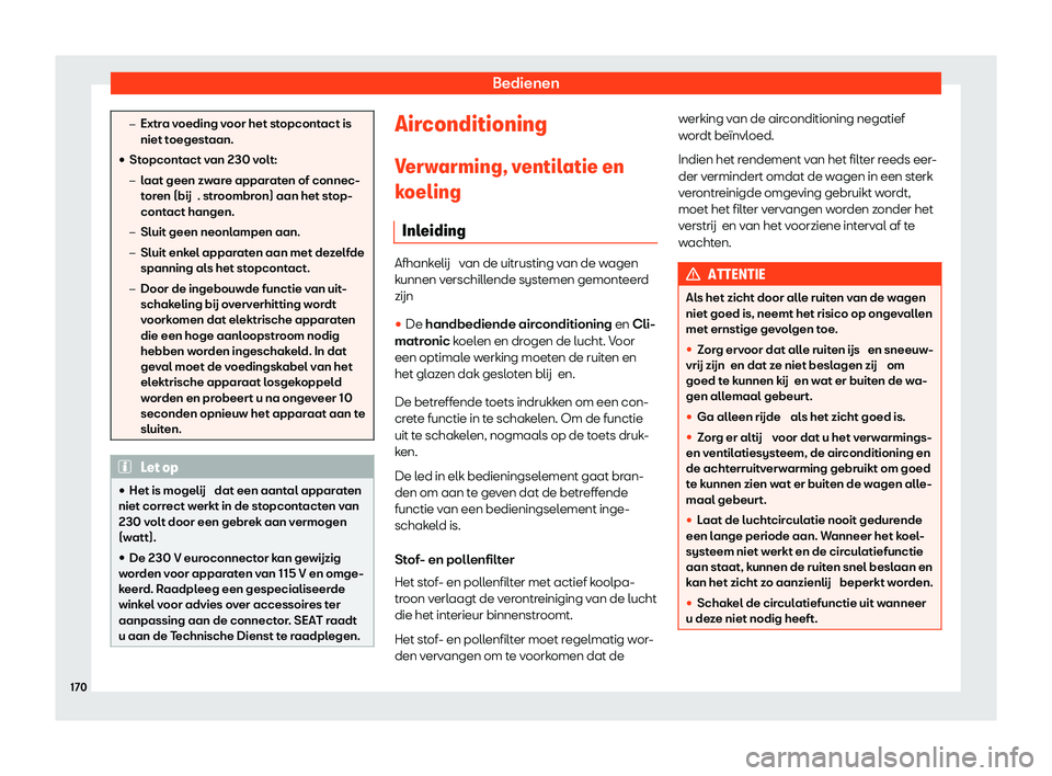 Seat Alhambra 2020  Handleiding (in Dutch) Bedienen
�