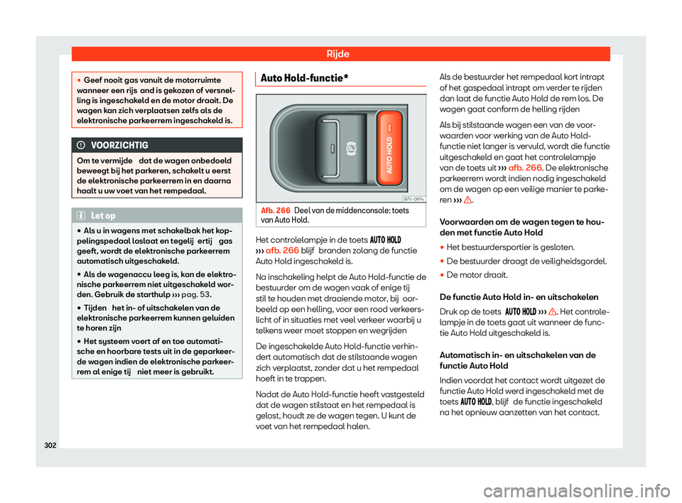 Seat Alhambra 2020  Handleiding (in Dutch) Rijde

