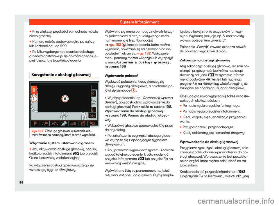 Seat Alhambra 2020  Instrukcja Obsługi (in Polish) System Infotainment
