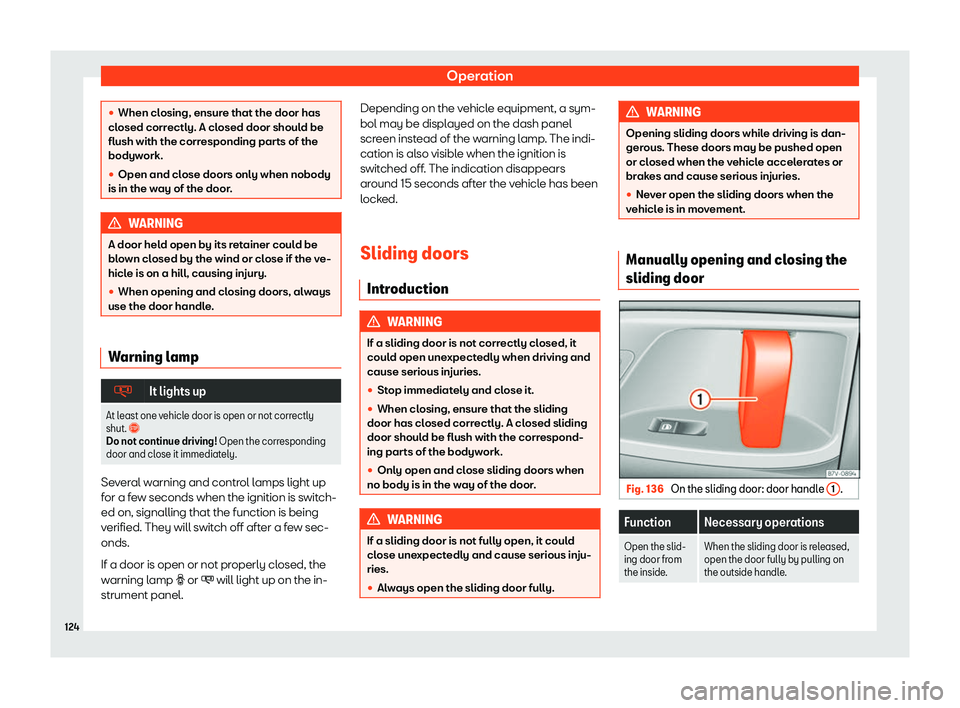 Seat Alhambra 2019  Owners Manual Operation
