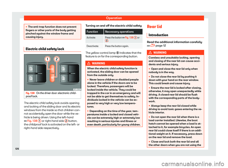 Seat Alhambra 2019  Owners Manual Operation
