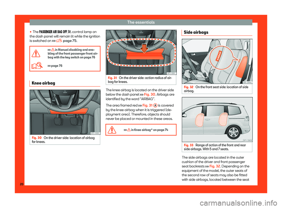 Seat Alhambra 2019 Owners Guide The essentials

