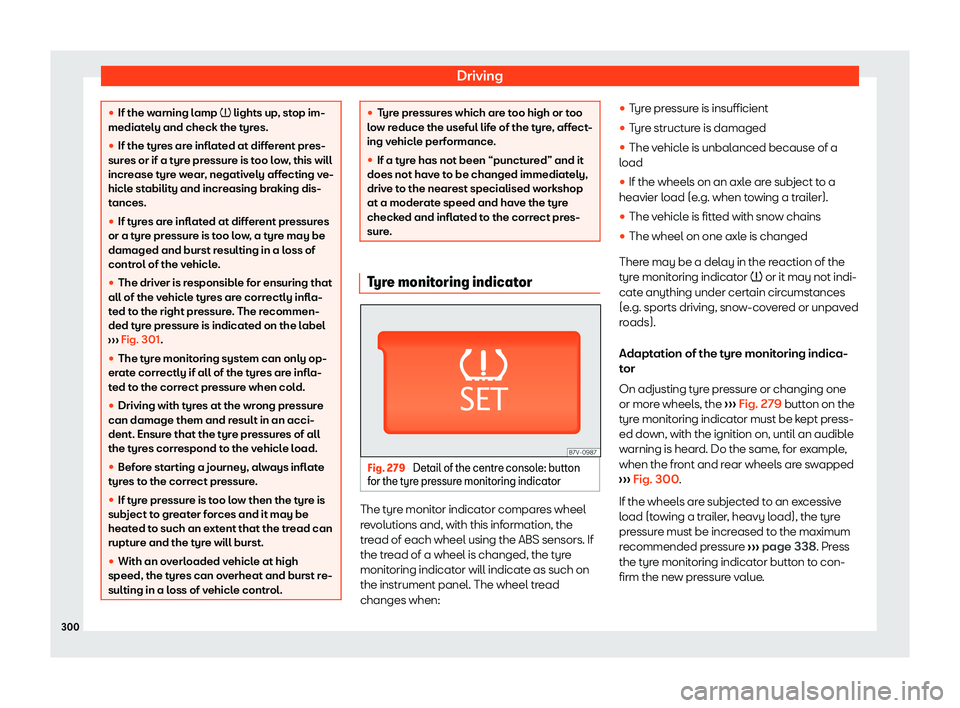 Seat Alhambra 2019  Owners Manual Driving
