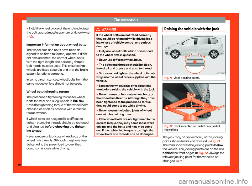 Seat Alhambra 2019 Workshop Manual The essentials
