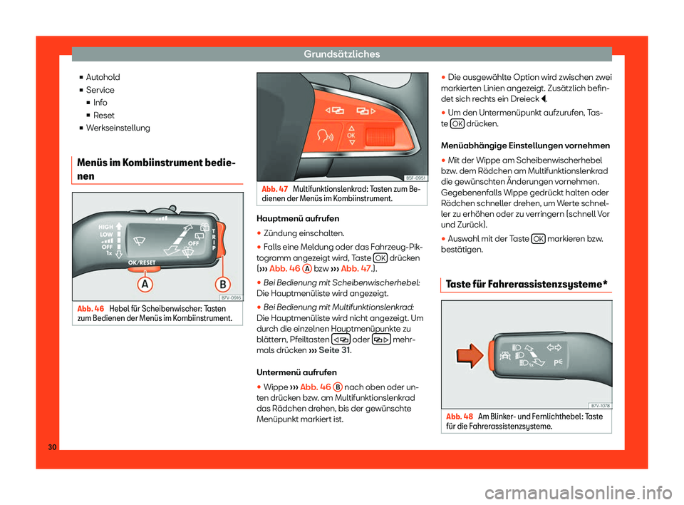 Seat Alhambra 2019  Betriebsanleitung (in German) Grunds