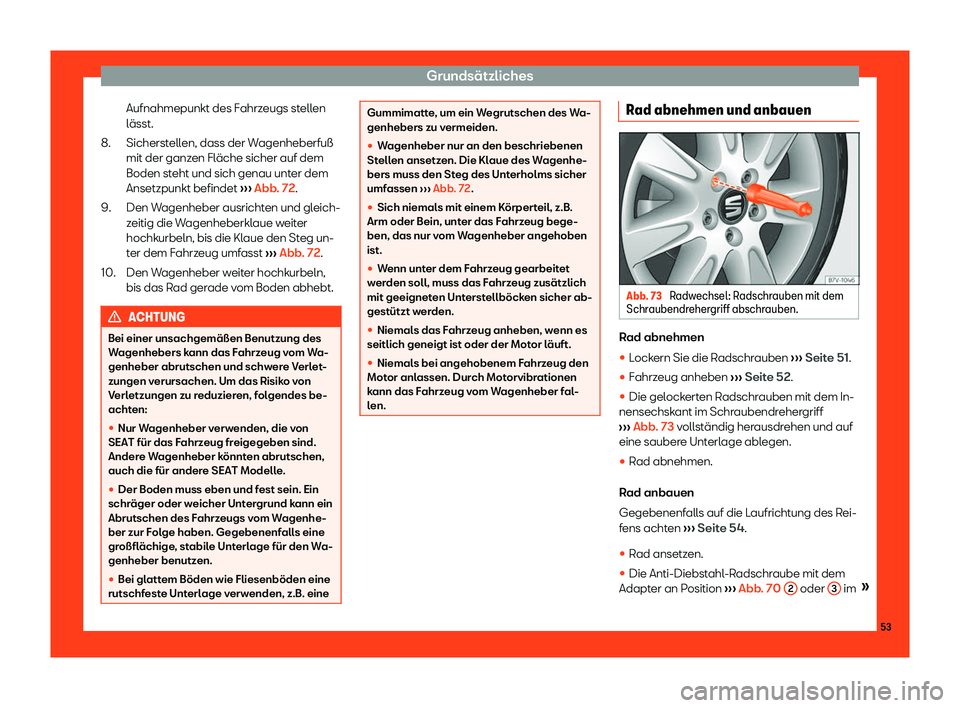 Seat Alhambra 2019 Betriebsanleitung (in German) Grunds Seat Alhambra 2019 Betriebsanleitung (in German) Grunds