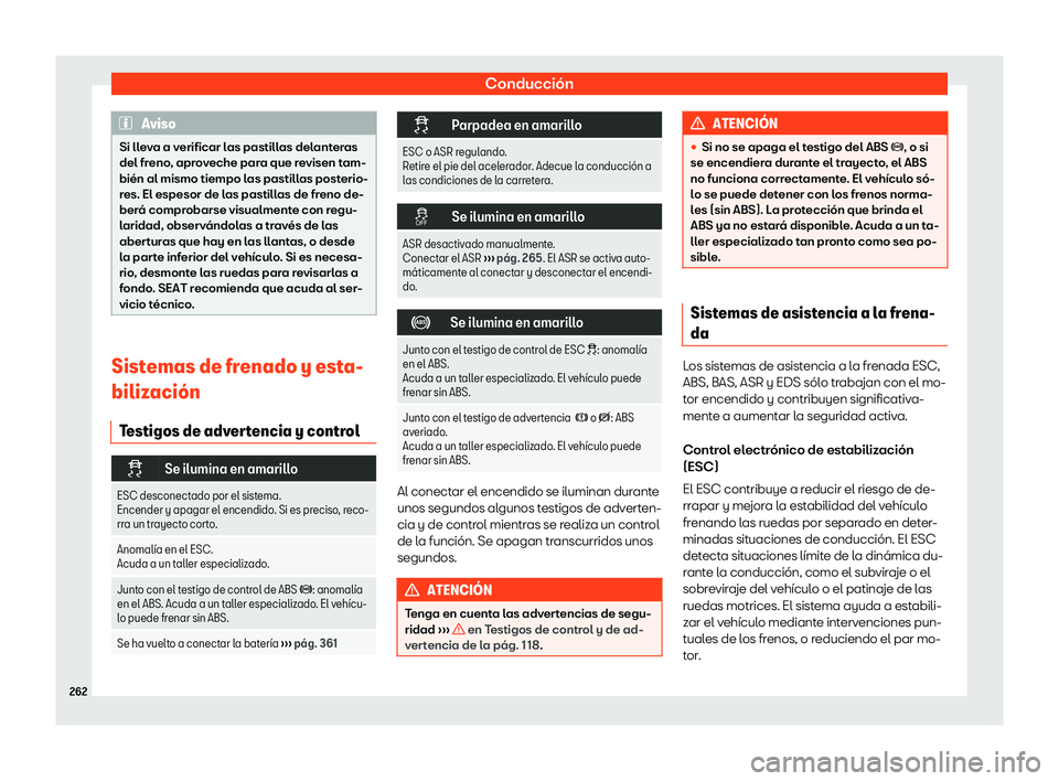 Seat Alhambra 2019 Manual del propietario (in Spanish) Conducci Seat Alhambra 2019 Manual del propietario (in Spanish) Conducci