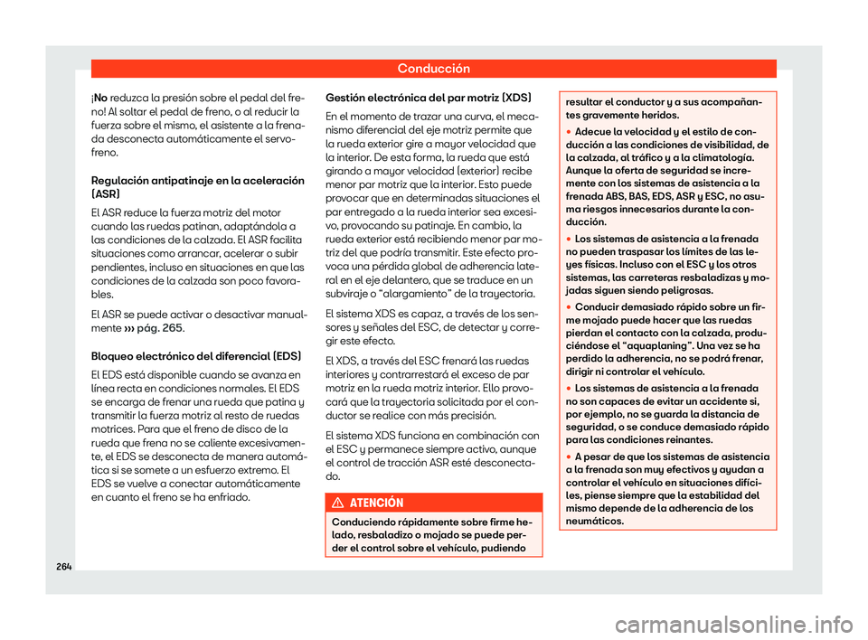 Seat Alhambra 2019 Manual del propietario (in Spanish) Conducci Seat Alhambra 2019 Manual del propietario (in Spanish) Conducci