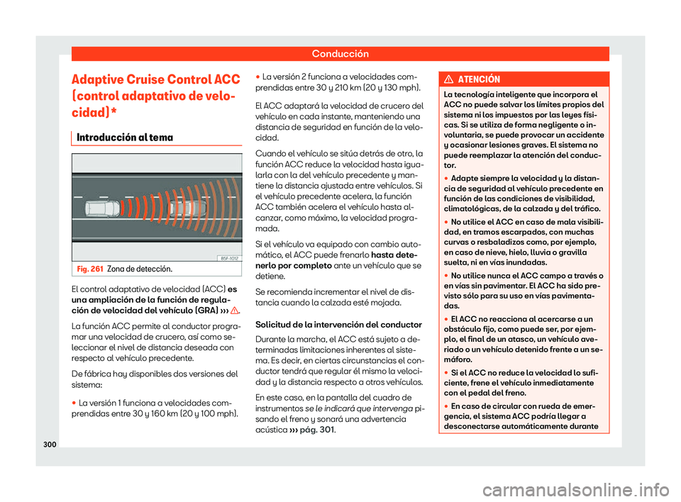Seat Alhambra 2019  Manual del propietario (in Spanish) Conducci