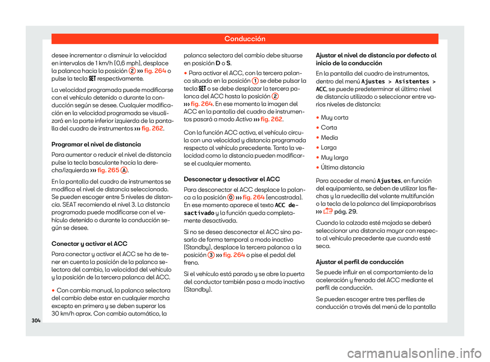Seat Alhambra 2019  Manual del propietario (in Spanish) Conducci