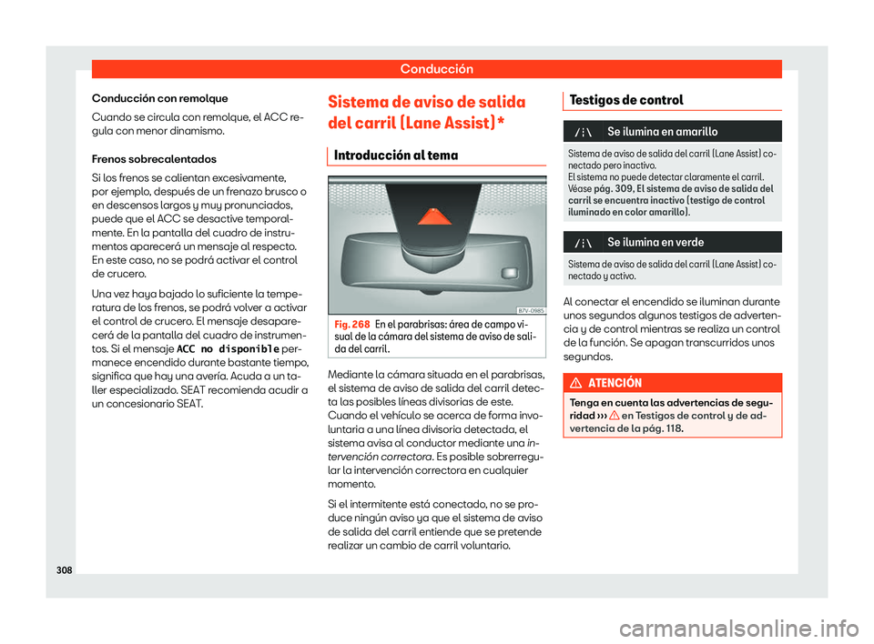 Seat Alhambra 2019  Manual del propietario (in Spanish) Conducci