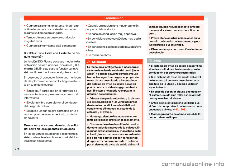 Seat Alhambra 2019  Manual del propietario (in Spanish) Conducci