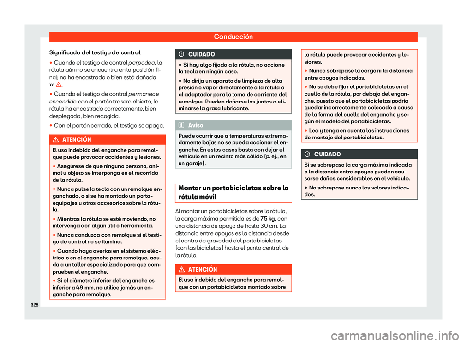 Seat Alhambra 2019  Manual del propietario (in Spanish) Conducci