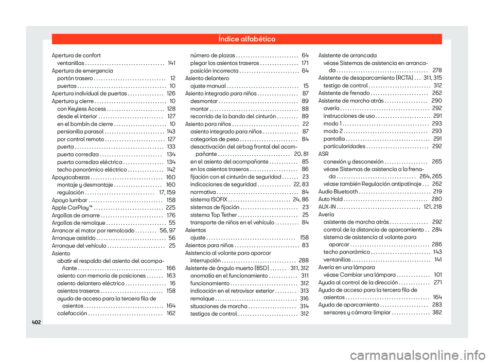 Seat Alhambra 2019 Manual del propietario (in Spanish) Seat Alhambra 2019 Manual del propietario (in Spanish)