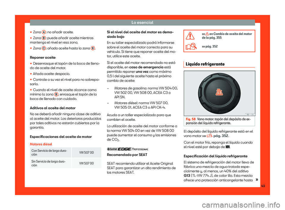 Seat Alhambra 2019  Manual del propietario (in Spanish) Lo esencial
