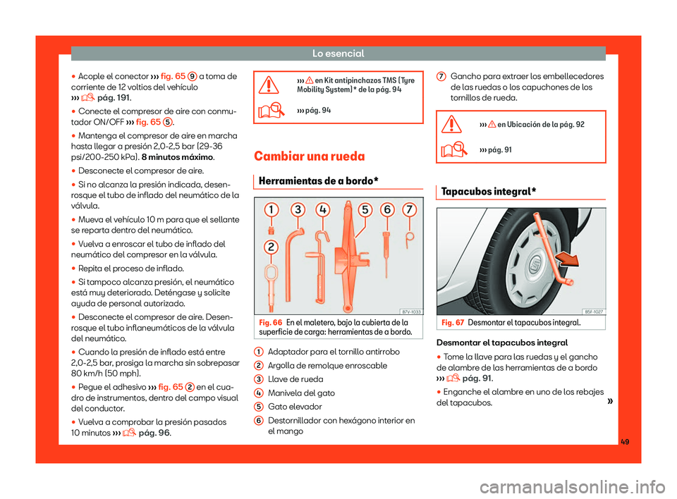 Seat Alhambra 2019  Manual del propietario (in Spanish) Lo esencial

