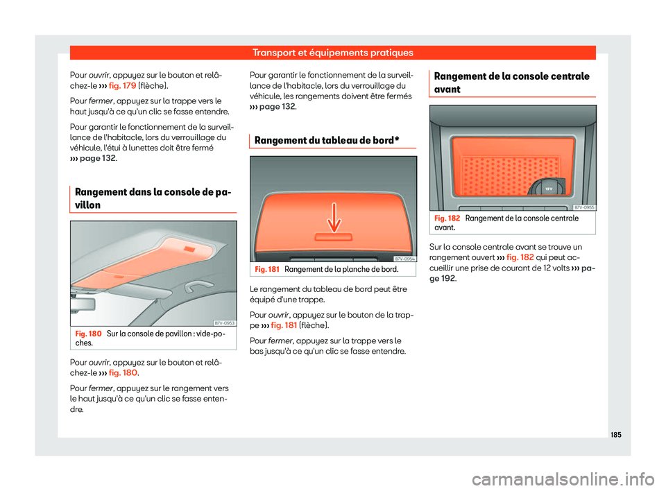 Seat Alhambra 2019 Manuel du propriétaire (in French) Transport et Seat Alhambra 2019 Manuel du propriétaire (in French) Transport et
