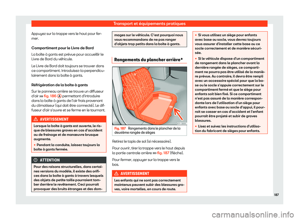 Seat Alhambra 2019 Manuel du propriétaire (in French) Transport et Seat Alhambra 2019 Manuel du propriétaire (in French) Transport et