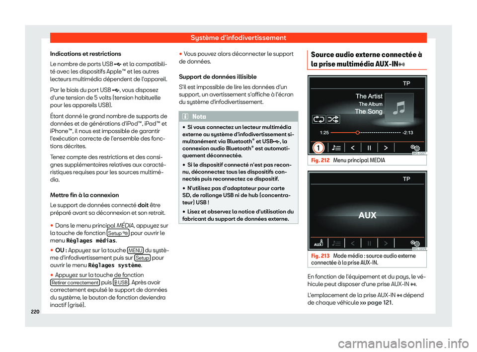 Seat Alhambra 2019 Manuel du propriétaire (in French) Syst Seat Alhambra 2019 Manuel du propriétaire (in French) Syst