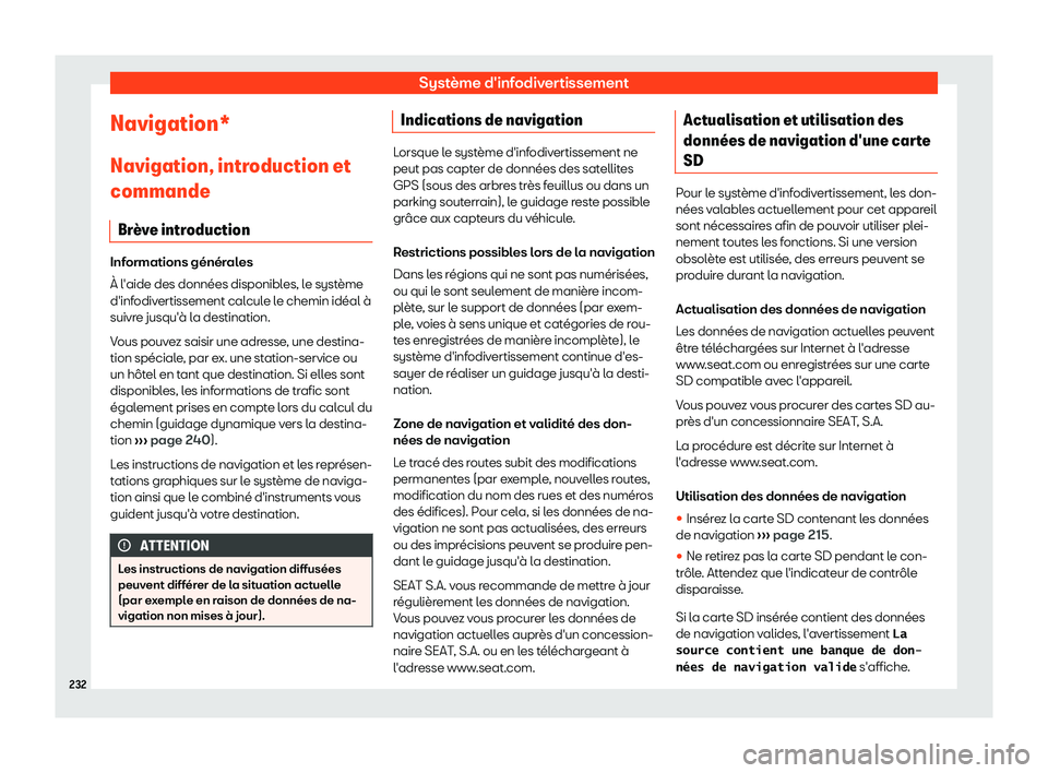 Seat Alhambra 2019 Manuel du propriétaire (in French) Syst Seat Alhambra 2019 Manuel du propriétaire (in French) Syst