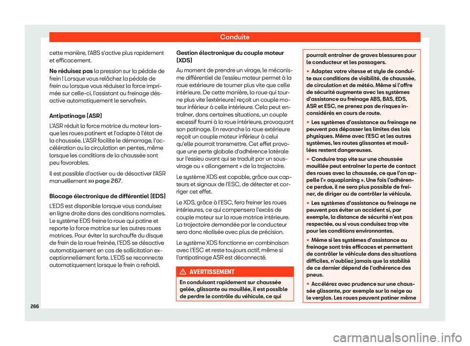 Seat Alhambra 2019 Manuel du propriétaire (in French) Conduite
cette mani Seat Alhambra 2019 Manuel du propriétaire (in French) Conduite
cette mani