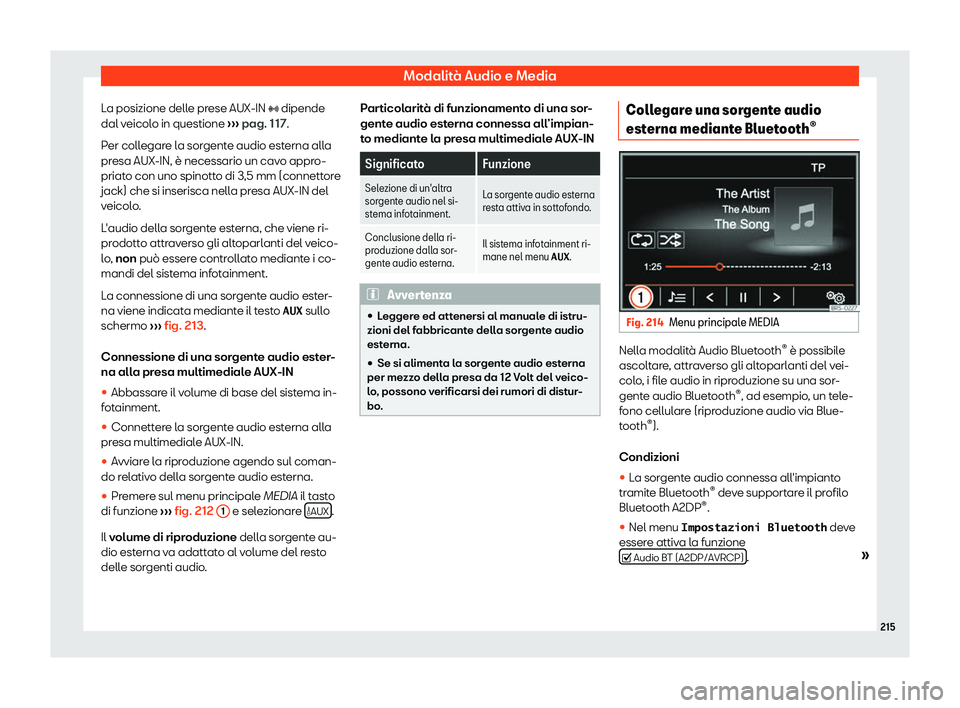 Seat Alhambra 2019  Manuale del proprietario (in Italian) Modalit