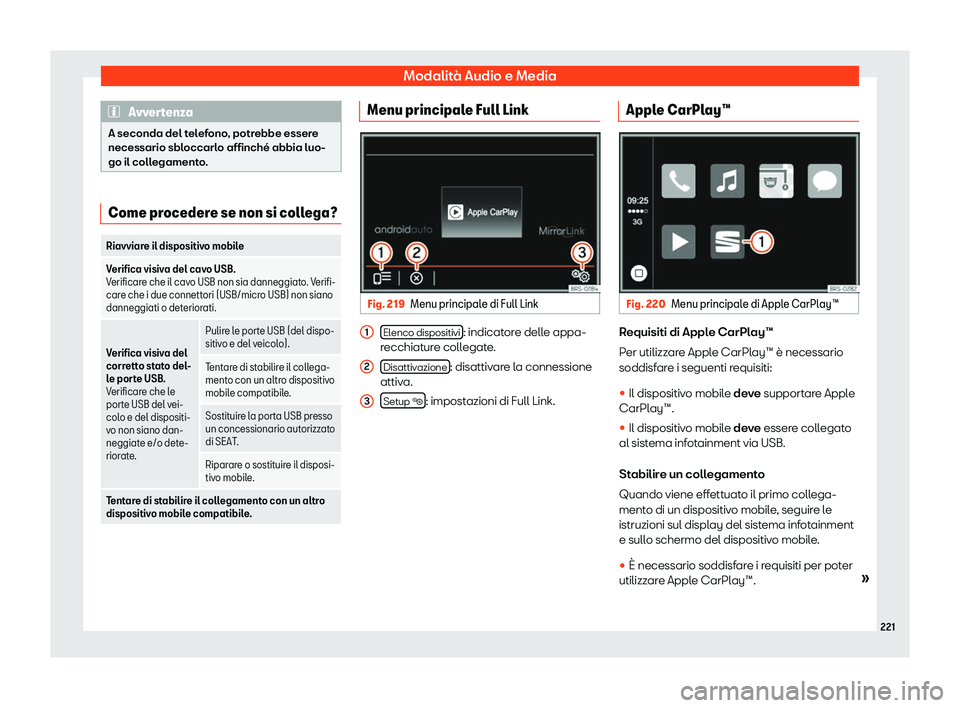 Seat Alhambra 2019  Manuale del proprietario (in Italian) Modalit