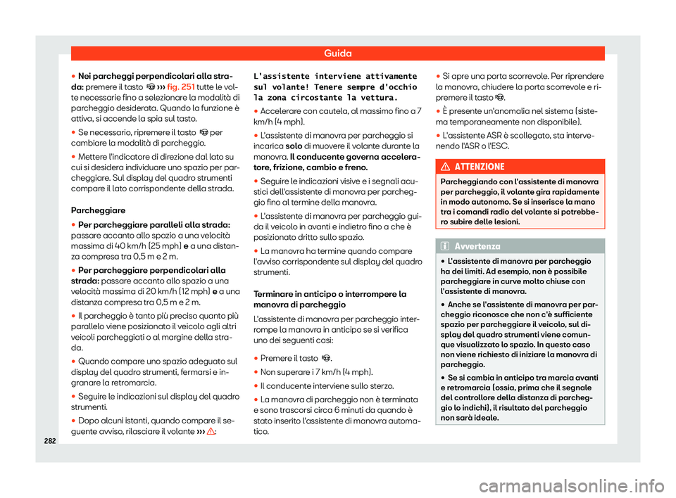 Seat Alhambra 2019  Manuale del proprietario (in Italian) Guida
