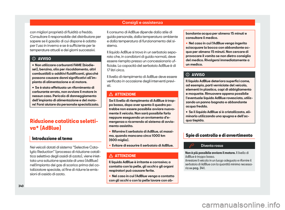 Seat Alhambra 2019  Manuale del proprietario (in Italian) Consigli e assistenza
con migliori propriet