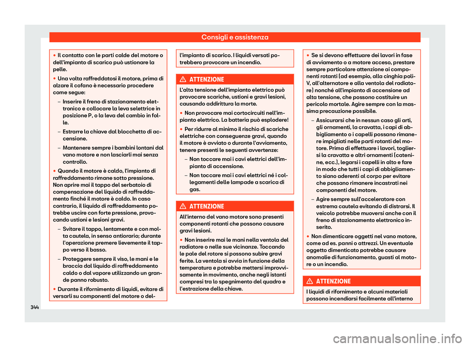 Seat Alhambra 2019  Manuale del proprietario (in Italian) Consigli e assistenza
