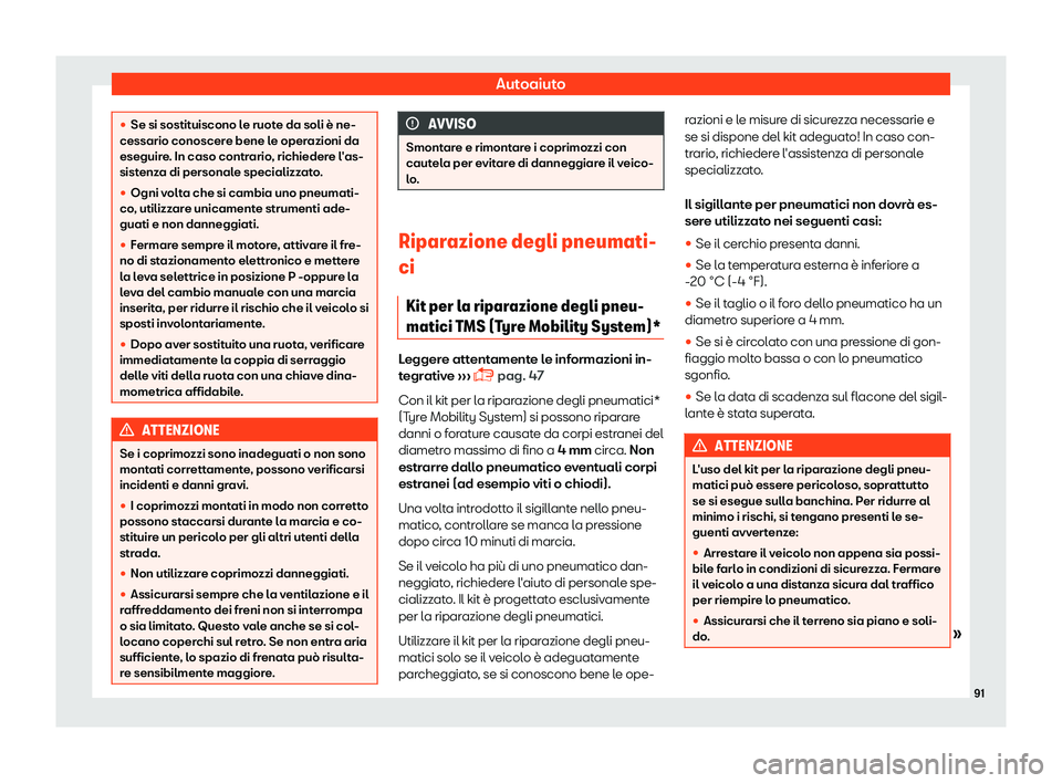 Seat Alhambra 2019  Manuale del proprietario (in Italian) Autoaiuto
