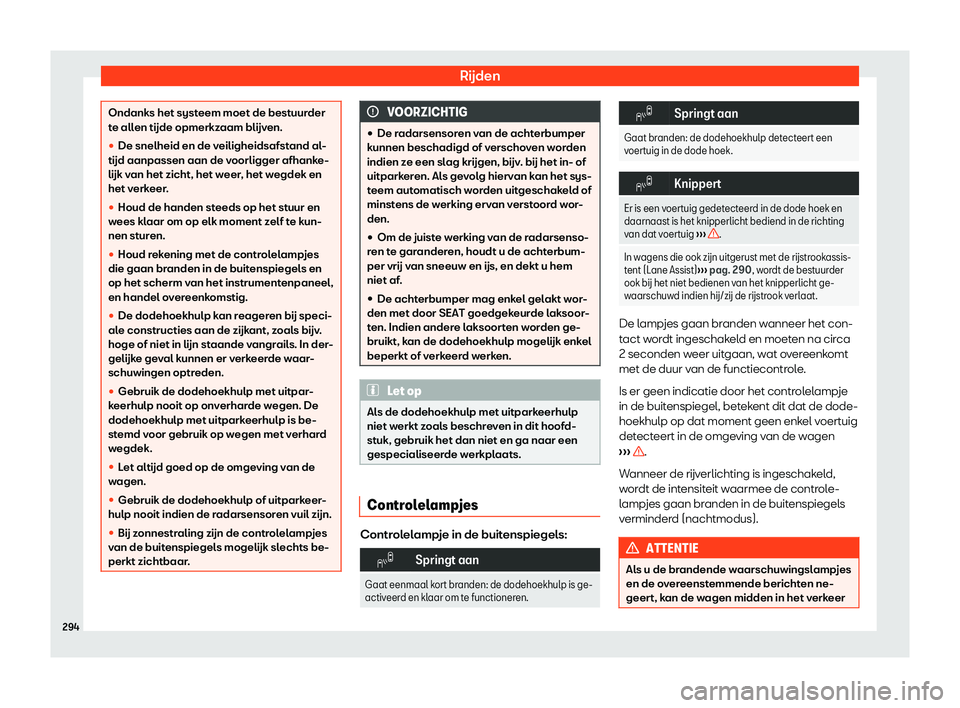 Seat Alhambra 2019  Handleiding (in Dutch) R