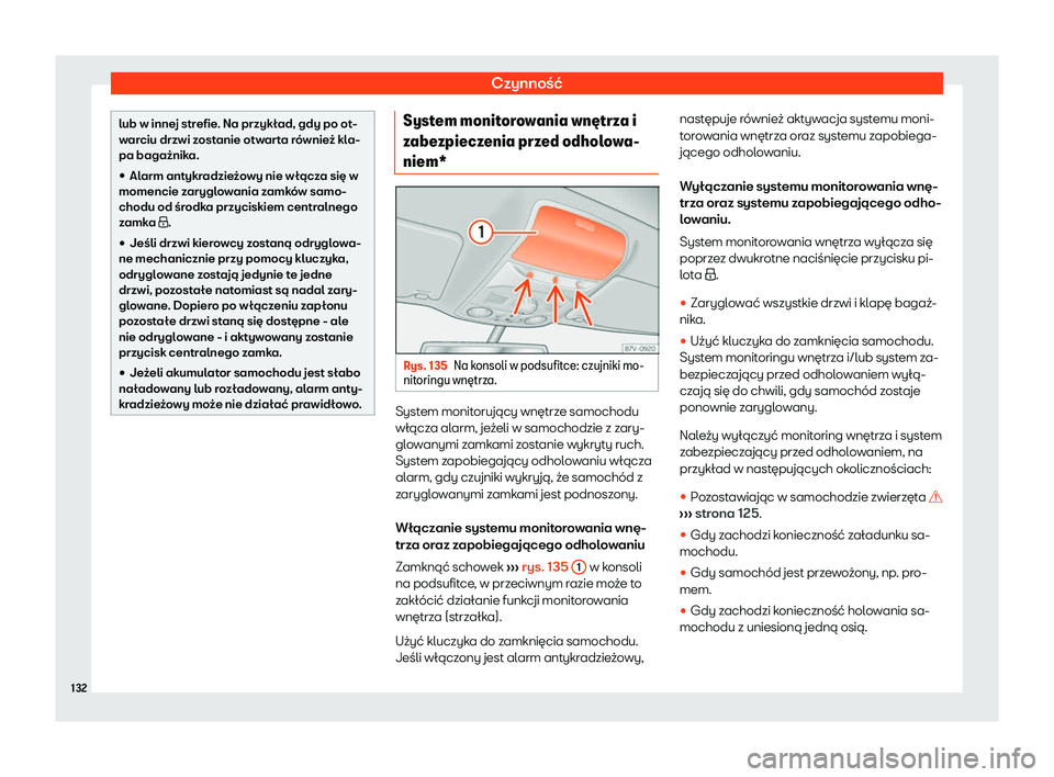 Seat Alhambra 2019  Instrukcja Obsługi (in Polish) Czynno