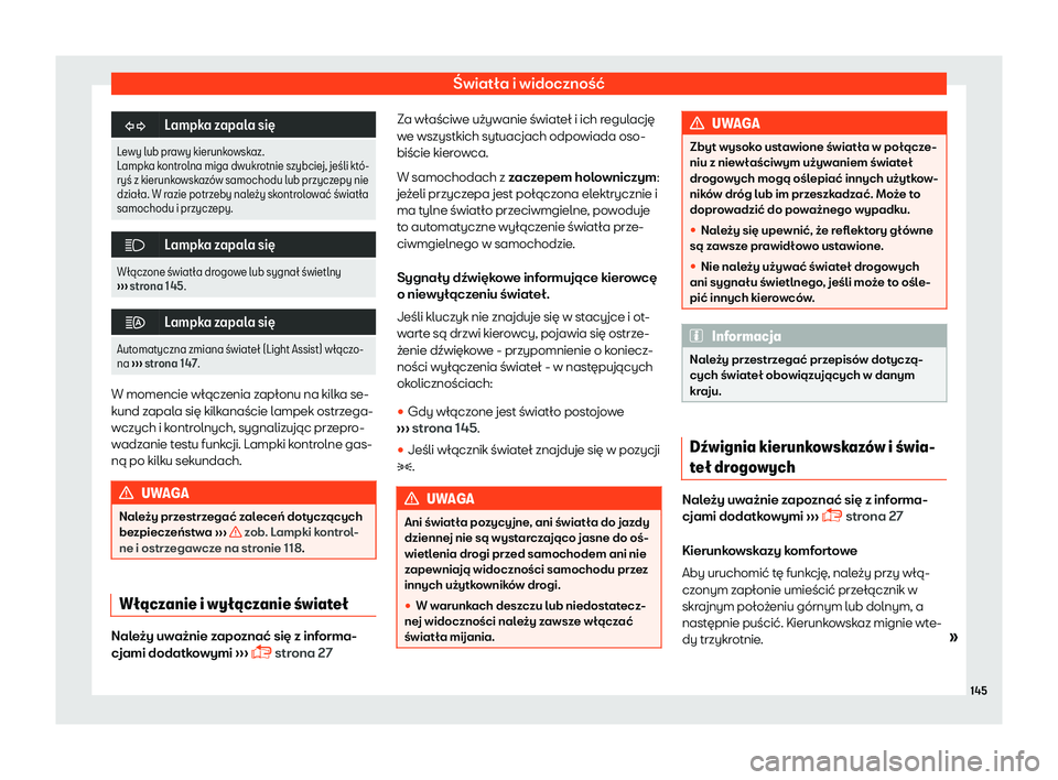 Seat Alhambra 2019  Instrukcja Obsługi (in Polish) 