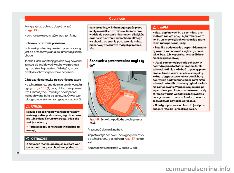 Seat Alhambra 2019  Instrukcja Obsługi (in Polish) Czynno