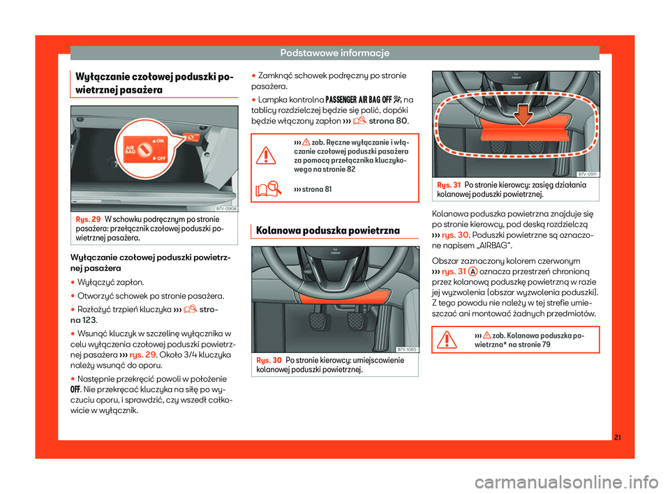 Seat Alhambra 2019  Instrukcja Obsługi (in Polish) Podstawowe informacje
Wy