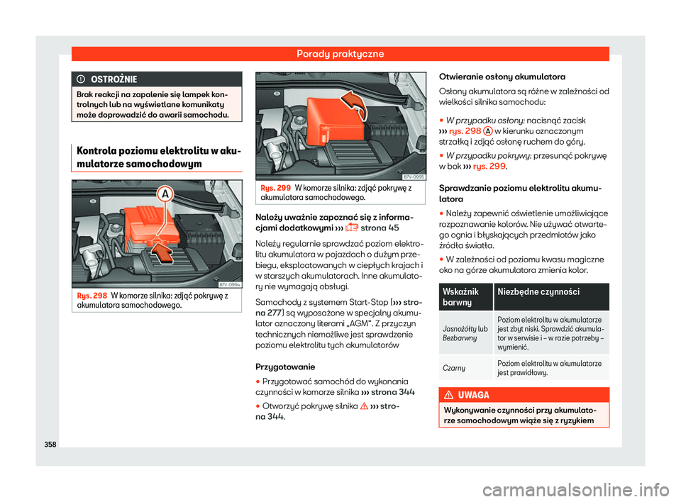 Seat Alhambra 2019  Instrukcja Obsługi (in Polish) Porady praktyczne
OSTRO