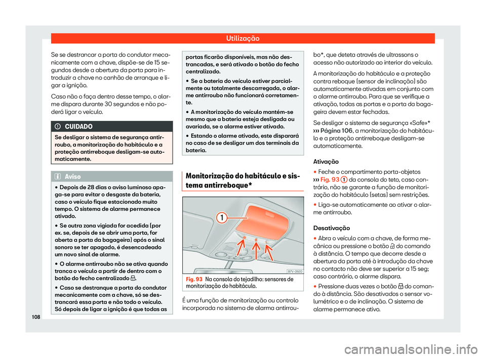 Seat Alhambra 2019  Manual do proprietário (in Portuguese)  Utiliza