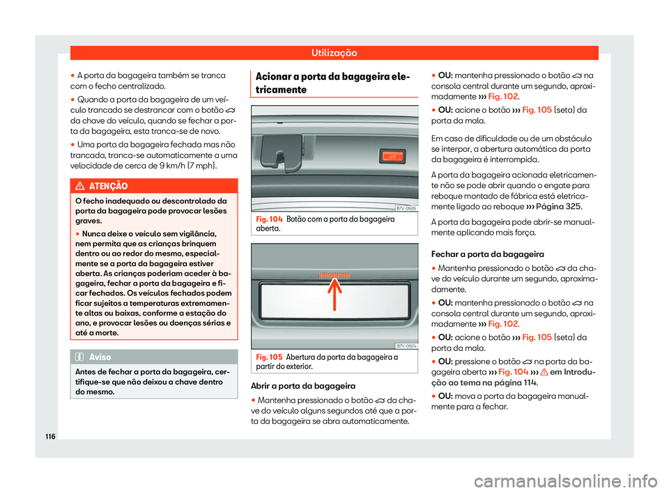 Seat Alhambra 2019  Manual do proprietário (in Portuguese)  Utiliza