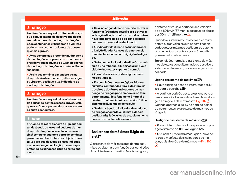 Seat Alhambra 2019  Manual do proprietário (in Portuguese)  Utiliza