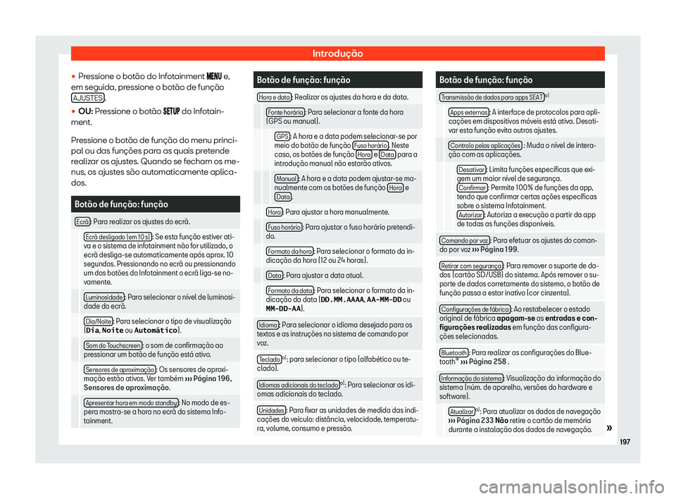 Seat Alhambra 2019  Manual do proprietário (in Portuguese)  Introdu
