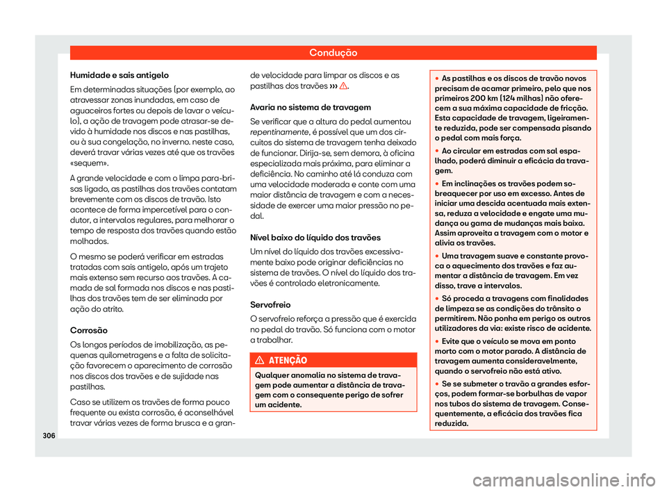 Seat Alhambra 2019  Manual do proprietário (in Portuguese)  Condu