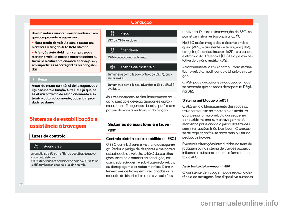 Seat Alhambra 2019  Manual do proprietário (in Portuguese)  Condu