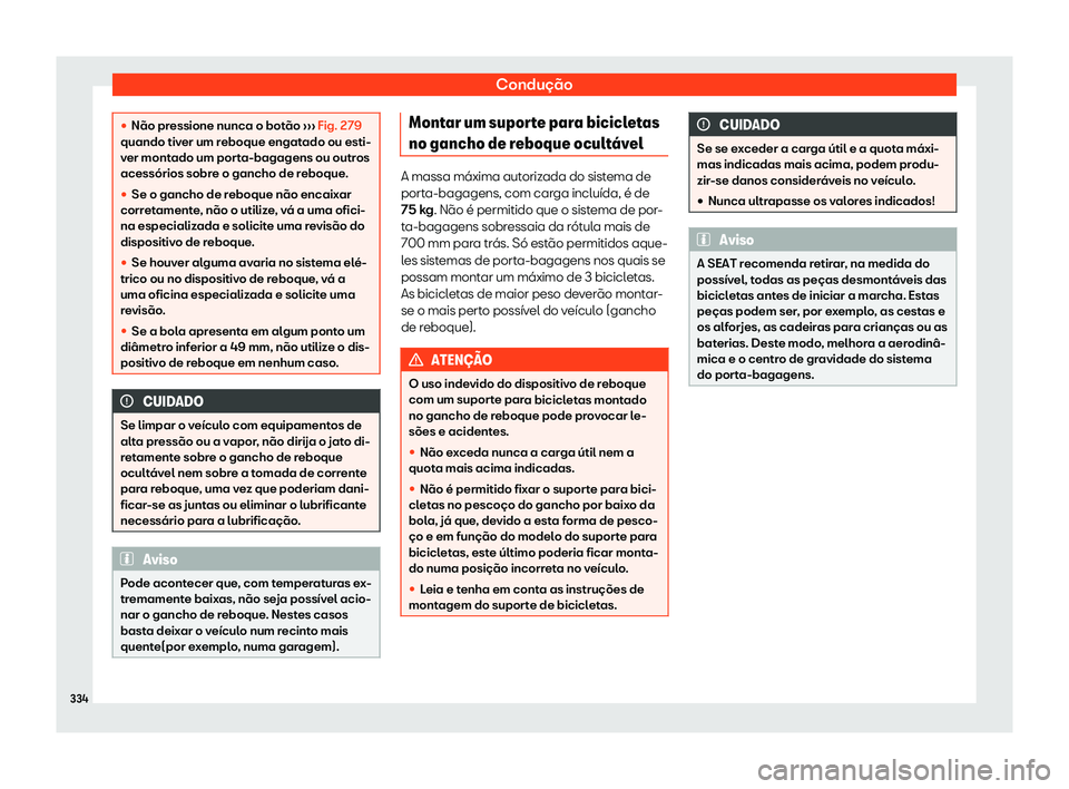 Seat Alhambra 2019  Manual do proprietário (in Portuguese)  Condu